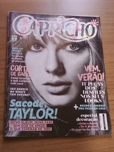REVISTA CAPRICHO (? segredos de um beijo), EDIÇÃO 1203, 10/2014, PÔSTER DE TAYLOR SWIFT 