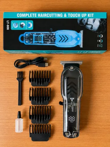 Máquina de cortar cabelo LT 808 - acabamento