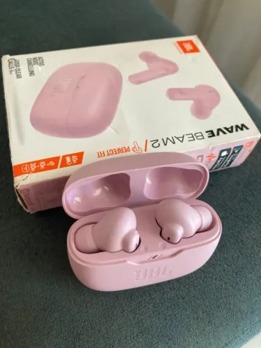 Fone JBL Wave Beam 2 Rosa