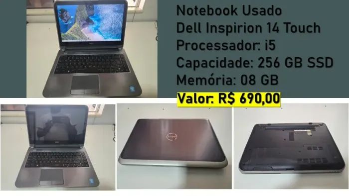 Notebook Dell Inspirion 14 Touch