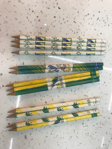 Kit 4 lápis antigos Faber Castell Copa 1998