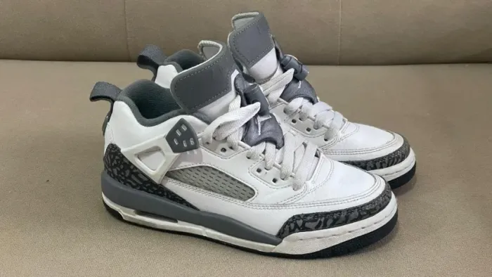 Tênis infantil Air Jordan Spizike Low "White/Cool Grey"