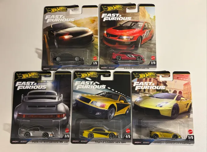 Set Hot Wheels Premium Fast & Furious 2025 - Mix 4