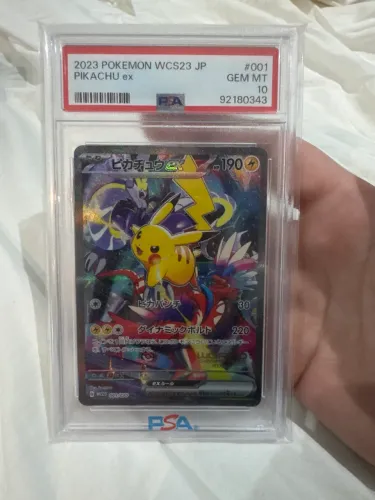 Pikachu Mundial 2023 PSA 10