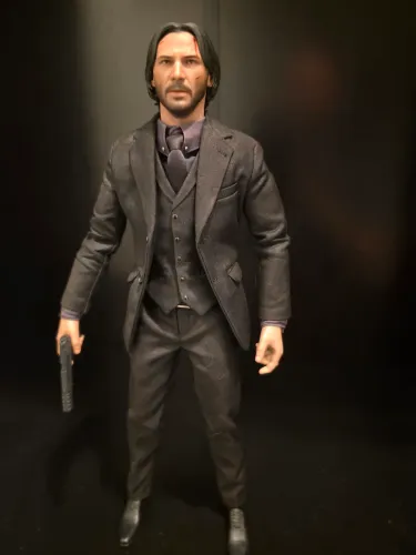 Jhon wick hot toys 1/6 action figure mms504 - vem oque está na foto