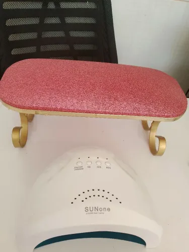 Apoiado de mão e cabine