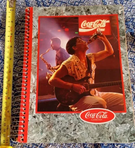Caderno Arame Coca Cola Stationary Collection Nacional 1994