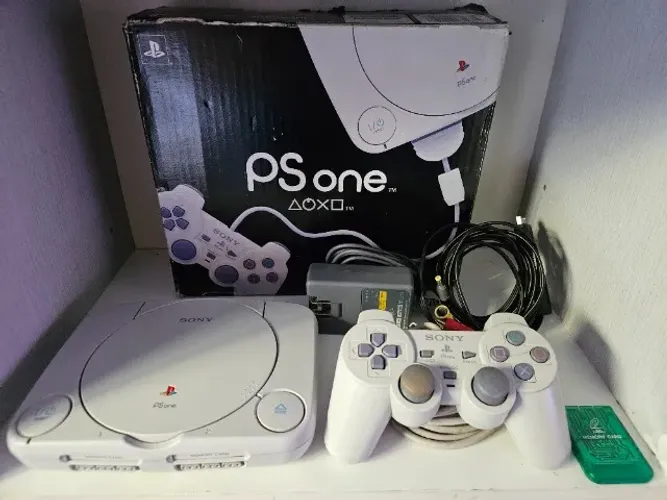 PlayStation 1 Original Completo na Caixa - Muito Conservado