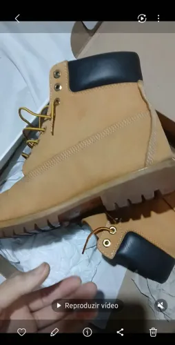 BOTA TIMBERLAND NOVA USOU 1 UNICA VEZ.