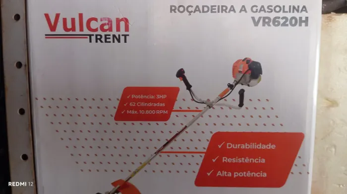 Roçadeira usada apenas uma vez