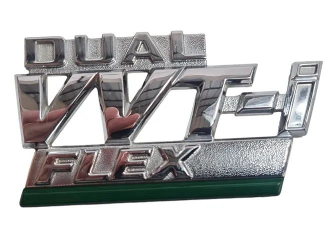 Emblema Dual Vvt-i Flex Toyota Corolla Cross 2023 Original 