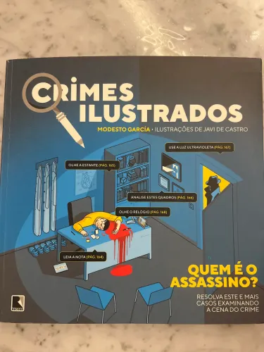 CRIMES ILUSTRADOS, solucione crimes.