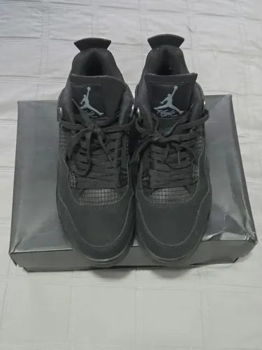 air jordan 4 black cat tamanho 42