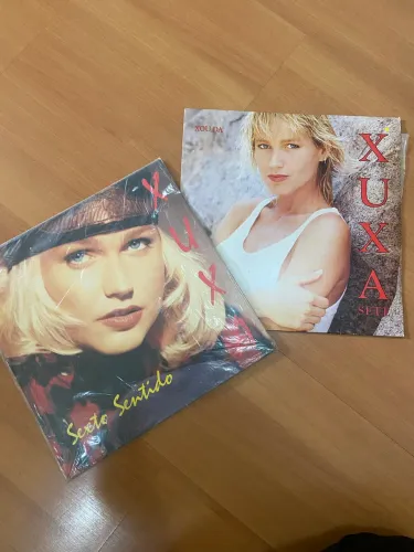 Discos Vinil Xuxa - Xou da Xuxa Sete e Sexto Sentido