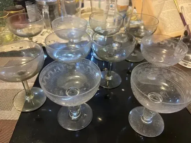 TUDO POR 40 REAIS Jogo de seis taças de vidro para bar, ideal para servir drinks e bebidas