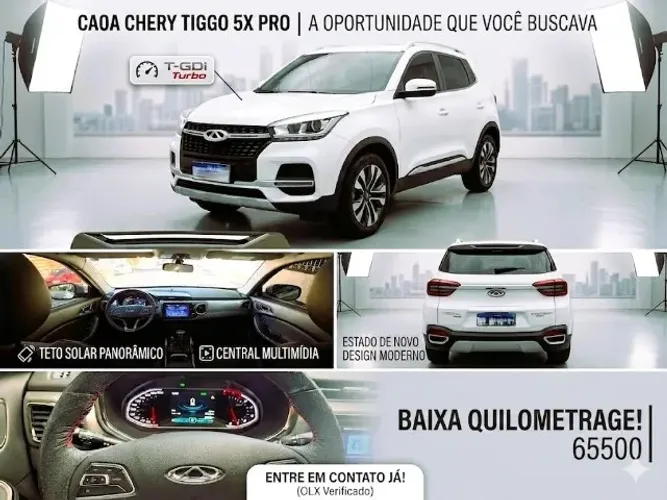 Chery Tiggo 5X TXS 1.5 16V Turbo Flex Aut. 2022