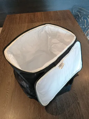 Bolsa térmica preta | 34x20x27 cm | prática e versátil