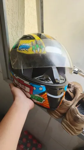 capacete EBF New Spark Cartoon Bird