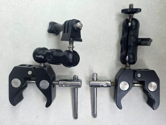 Smallrig Duas braçadeiras em metais prá Câmeras de ação GoPro, Insta, DJI