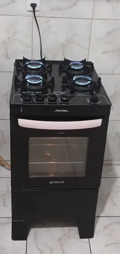 Fogão atlas agile glass 4 bocas