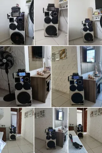 Caixa bob completa paredão muito potente!