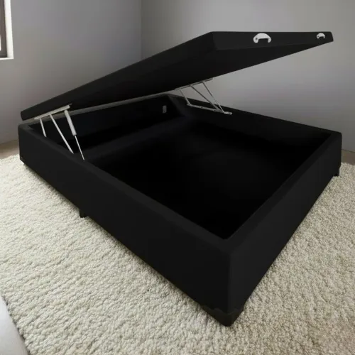 Base Box Casal com Baú  - Entrega Rápida 