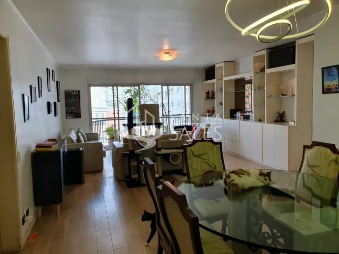 Apartamento à venda no Brooklin Paulista, São Paulo-SP: 4 quartos, 1 suíte, 2 salas, 4 ban