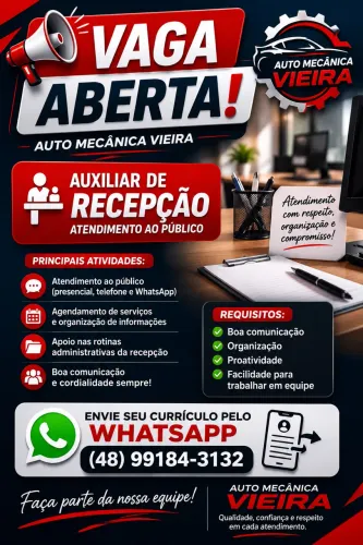 Venha fazer parte do nosso time