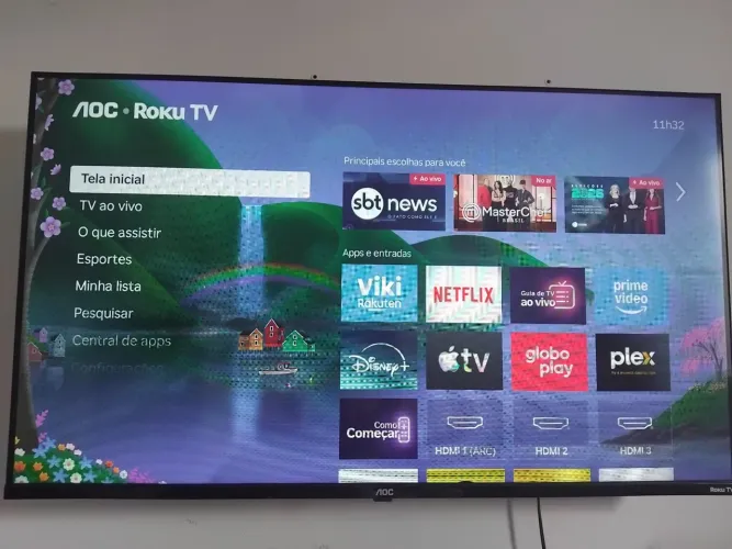 Vendo TV 43 polegadas AOC Roku