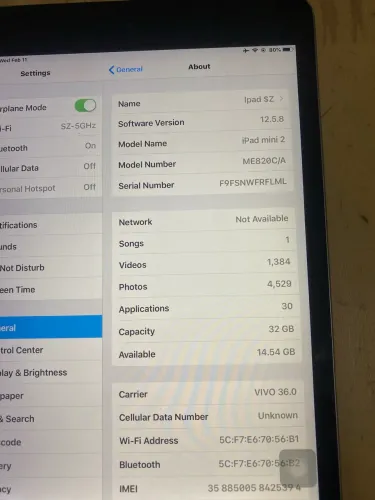 Ipad mini 2 geração