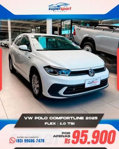Volkswagen Polo Comfortline TSI 1.0 Flex 12V Aut. 2025