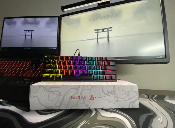 Teclado Mecânico Ajazz Nk61 Switch Red