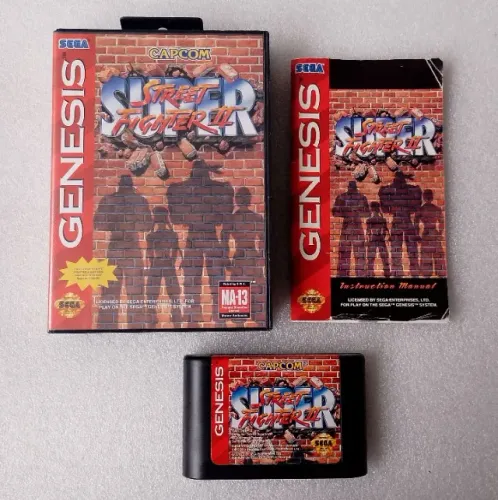 Super Street Fighter II original Americano para Mega Drive