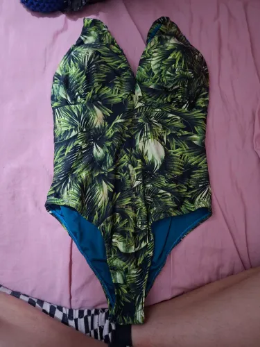 Maiô Verde Estampado