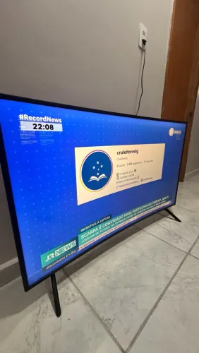 Smart TV SAMSUNG 4k tela CURVA