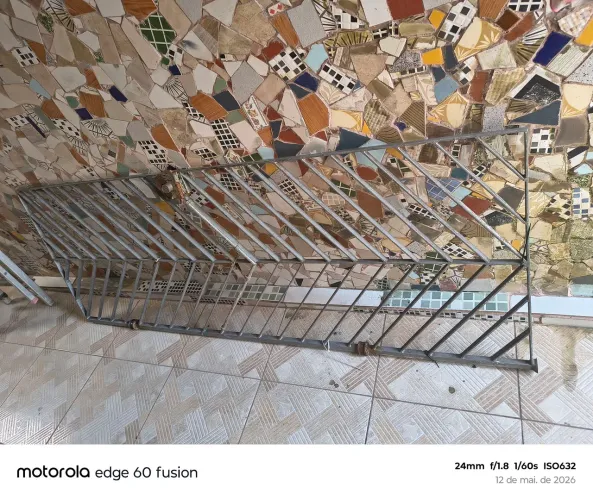 Portão de ferro galvanizado 