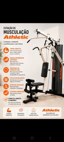 Estação de musculação athetic advanced