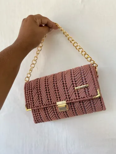 Lindas bolsas com fio Náutico