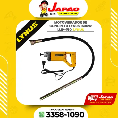 Motovibrador De Concreto Lynus 1500w Lmp-1500 Oferta Por Tempo Limitado