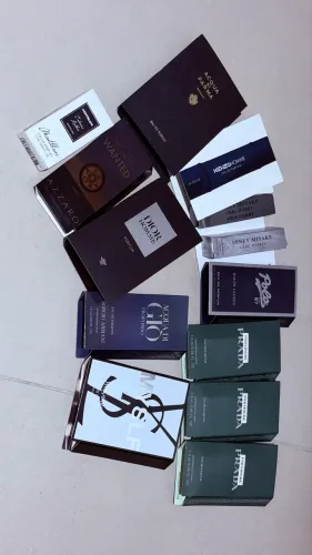 Kit de flaconetes perfumes importados masculino