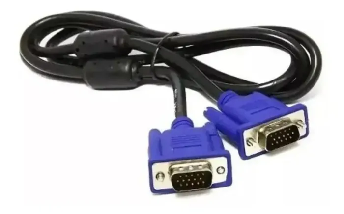Lote de 100 Cabo VGA Exbom Conector Macho 1.5 Metros Monitor Projetor 1080p