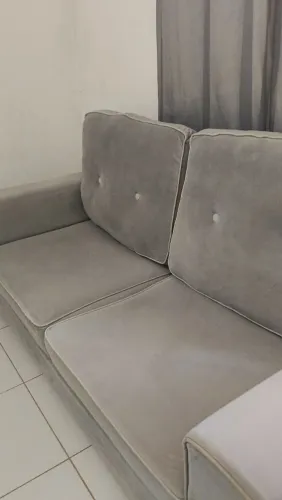 Vendo sofá semi-novo cinza