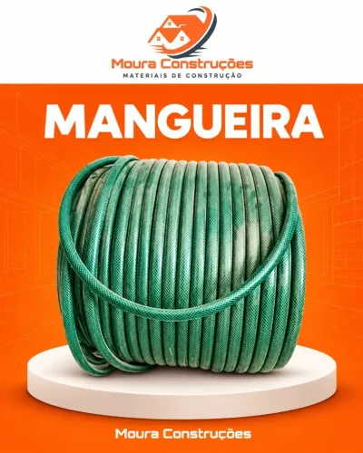 Mangueira de Jardim e Obra Reforçada Trançada