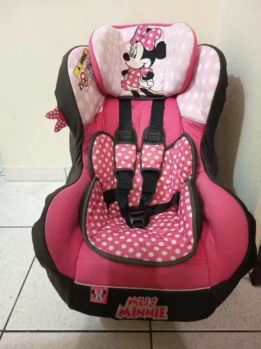 Cadeirinha Para Carro - Disney Primo Minnie Mouse - Cor Rosa (Usada)