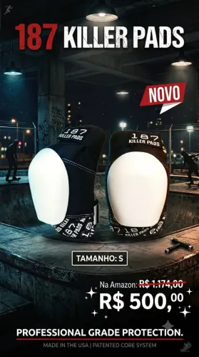 Joelheira 187 Killer pads tamanho(S) 