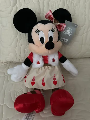 Mickey e Minnie de pelúcia, original Disney! 260 cada!