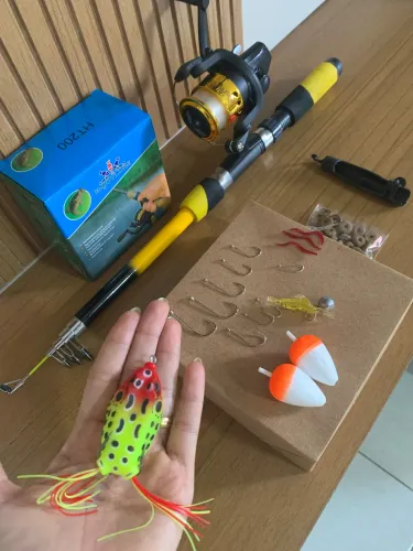 Kit de pesca super completo 