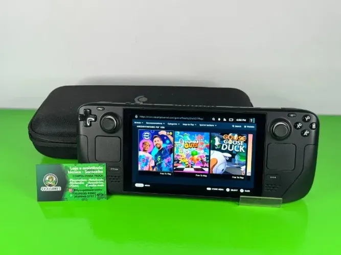 STEAM DECK - 256GB - REVISADO E COM GARANTIA
