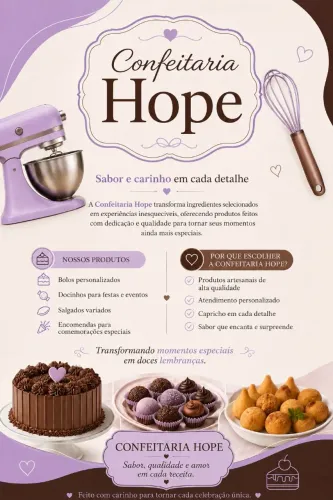 Bolos,doces e salgados