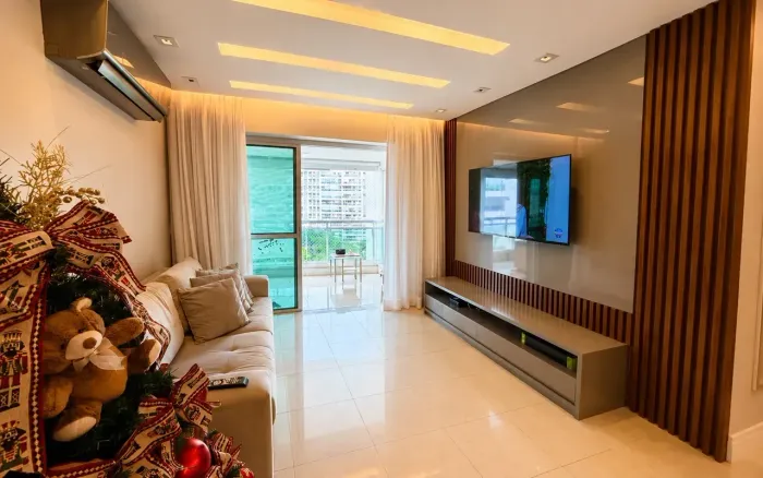 Apartamento Mobiliado com 2 Suítes para Locação no Península Saint Martin